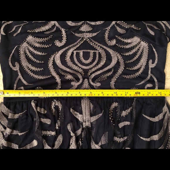 JS Collections Navy Blue gown - Picture 7 of 9